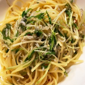 水菜としらすのスパゲッティ レシピ 作り方 By ことりさん クックパッド 簡単おいしいみんなのレシピが367万品