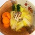 オレンジ白菜の丸ごと和風スープ煮