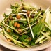 簡単♪納豆と水菜のサラダ