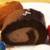 ザッハロール／チョコでクリスマスケーキ