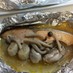 鮭のホイル焼き　オーブン調理