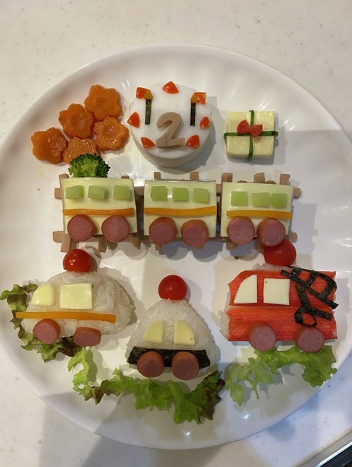 誕生日 幼児食プレート 電車 働く車 のつくれぽ クックパッド 簡単おいしいみんなのレシピが377万品