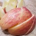 皮剥きしない派♡～食べやすいりんご。