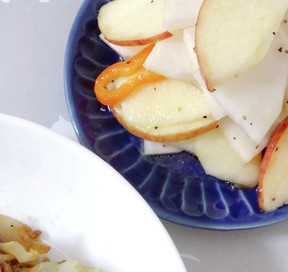 カブとリンゴのスローのレシピ