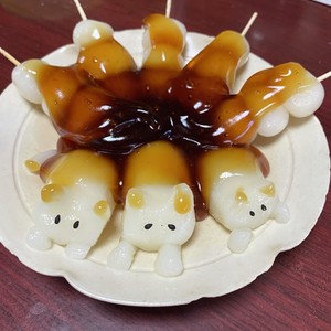 猫のみたらし団子 みたらしにゃんこ レシピ 作り方 By きゃらマキ クックパッド 簡単おいしいみんなのレシピが371万品