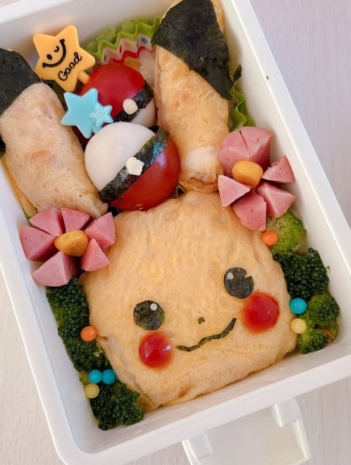 キャラ弁 ピカチュウのオムライス弁当のつくれぽ クックパッド 簡単おいしいみんなのレシピが375万品