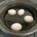 土鍋で沸騰後火を消して放置簡単節約ゆで卵