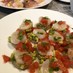 帆立貝とアボカドのグレープフルーツソース