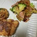 お餅とブロッコリーのベーコンマヨ炒め