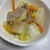 豚肉と白菜の味噌炒め煮