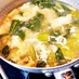 チンゲン菜とふわふわ卵の中華スープ