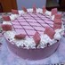 春色❤苺のムースケーキ