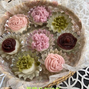 お花のおはぎ レシピ 作り方 By カラフルお菓子デコ クックパッド 簡単おいしいみんなのレシピが370万品