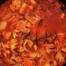 鯖缶と野菜のトマト煮込み