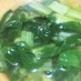小松菜の味噌汁 (お手軽レシピ)