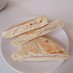 早くて簡単♡平焼きハム＆チーズパン！