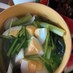 干し魚とゆで卵のスープ＠カンボジア