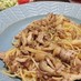 舞茸と豚肉のスパゲティ