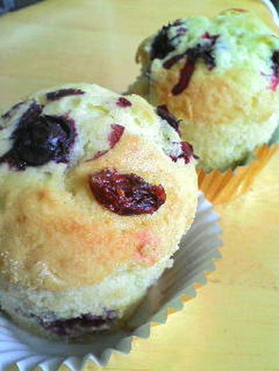 アニスとブルーベリーのマフィン レシピ