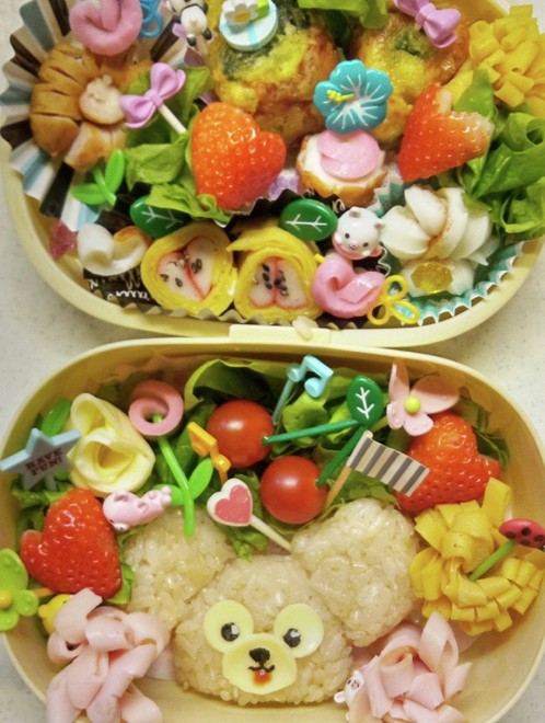 キャラ弁 ふわふわダッフィー簡単ver レシピ 作り方 By Momo クックパッド 簡単おいしいみんなのレシピが375万品