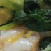 小松菜とお麩の卵とじ