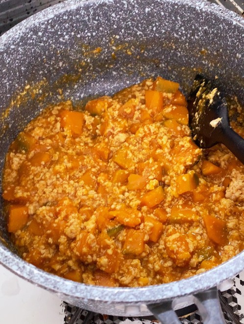 離乳食 後期 かぼちゃと鳥ミンチの煮物 レシピ 作り方 By まっか クックパッド 簡単おいしいみんなのレシピが373万品