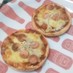 イングリッシュマフィンのピザトースト♡
