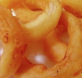 カリカリの薄いオニオンリングのレシピ