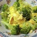 mブロッコリーと卵の中華マヨ炒め