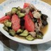 夏のお野菜と鶏モモ肉の炒めもの