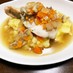 鱈のポワレ☆野菜ときのこのスープ仕立て