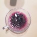 葡萄ジュース＆冷凍ブルーベリーゼリー