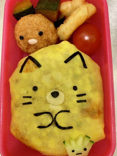 すみっコぐらし ネコ オムライス弁当 レシピ 作り方 By きぬさやーん クックパッド 簡単おいしいみんなのレシピが376万品