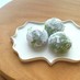 濃いヘルシー☆抹茶スノーボール