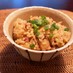 hario土鍋で作る玄米たこ飯