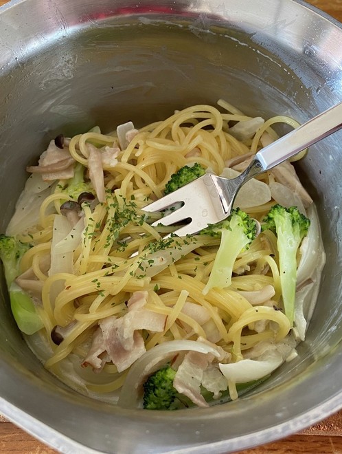 キャンプ飯 ゆるキャン スープパスタのつくれぽ クックパッド 簡単おいしいみんなのレシピが375万品