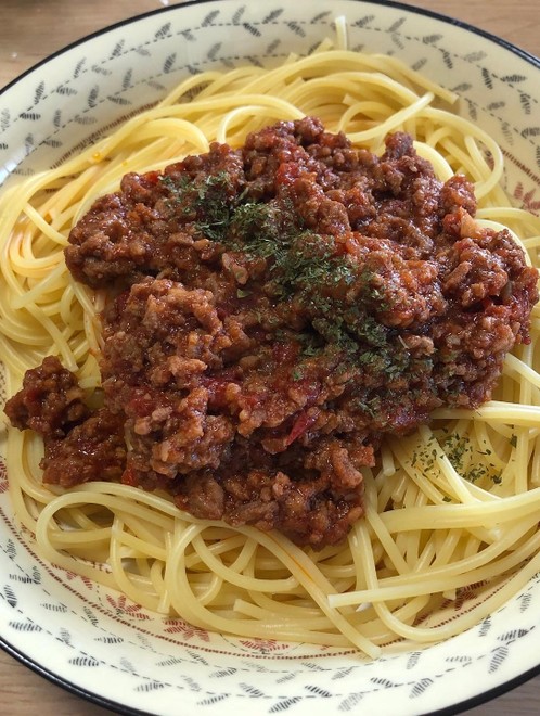 しっかり濃厚味 絶品ミートソースパスタ レシピ 作り方 By にこぷー クックパッド 簡単おいしいみんなのレシピが375万品