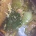 ◆食べるスープ◆鮭と卵の胡麻中華スープ