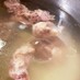 牛すじ肉の下処理(圧力鍋使用）