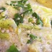レタスとふんわり卵の洋風オートミール粥