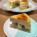 スイートポテトの♡バスク風チーズケーキ