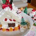 クリスマスに☆お菓子の家の簡単デコケーキ