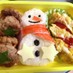 雪だるまのお弁当☆
