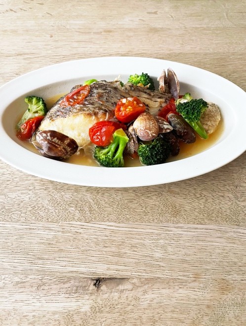 切り身魚で簡単アクアパッツア レシピ 作り方 By Nimorecipe クックパッド 簡単おいしいみんなのレシピが378万品