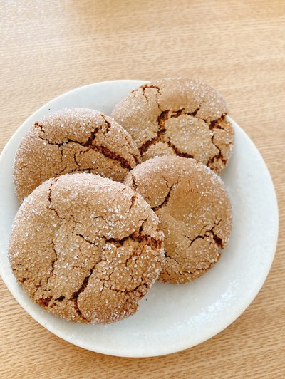 ジンジャースナップクリームクッキーカップのレシピ