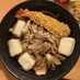 揚げ出し豆腐と舞茸のお蕎麦