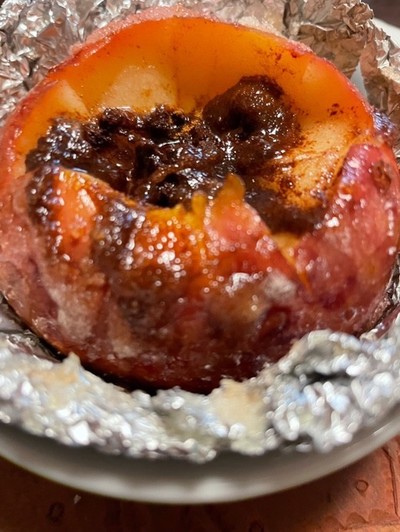 黒糖シナモン焼きリンゴのレシピ