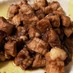 豚モモブロックでオニオンサイコロステーキ