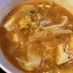 餃子の皮ツルンなキムチ卵スープ