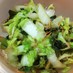 ヘルシー＆栄養満点！白菜とわかめのサラダ